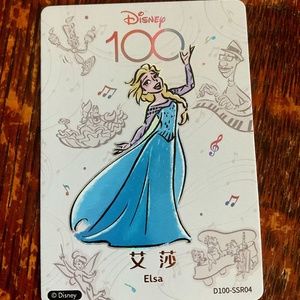 Disney 100 joyful frozen Elsa card